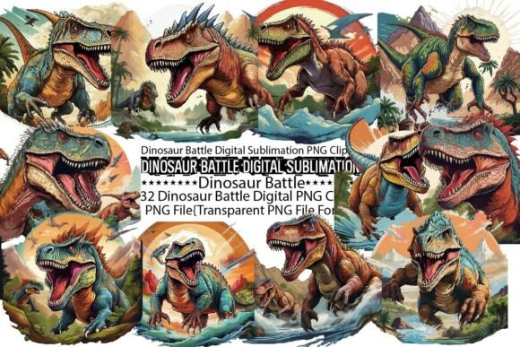 Download Dinosaur Battle Digital Sublimation - Digital sublimation Collection